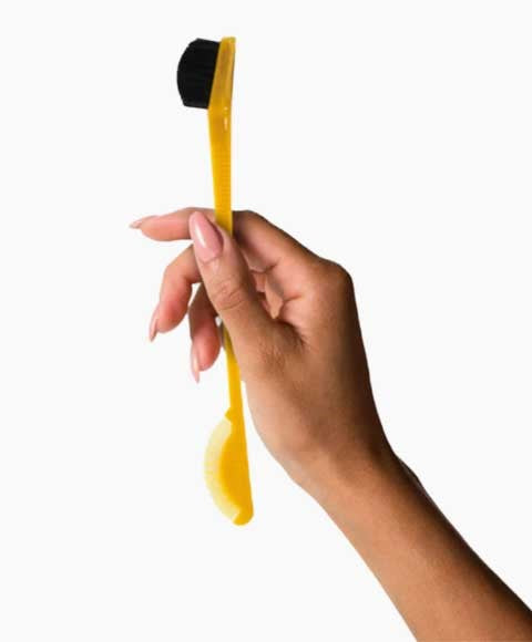 EDGE BRUSH SWINE BRISTLES EXTREME HARD EBBEH1 YELLOW Kids Hair Accessories Asetena Pa
