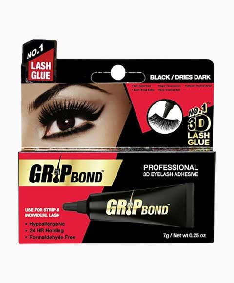 GRIP BOND EYELASH ADHESIVE TUBE 7 g Color Black Eye Makeup Asetena Pa