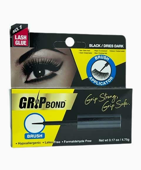 GRIP BOND LATEX FREE LASH ADHESIVE 4.75 g Color Black/Dries Dark Eye Makeup Asetena Pa