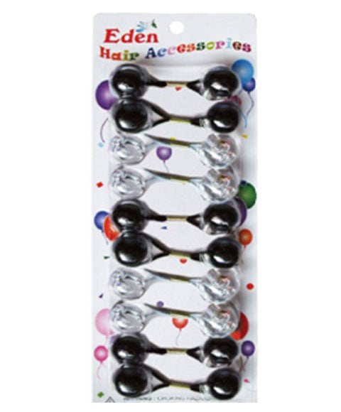 HAIR ACCESSORIES LB20BC BLACK AND CLEAR 20 mm Kids Hair Accessories Asetena Pa