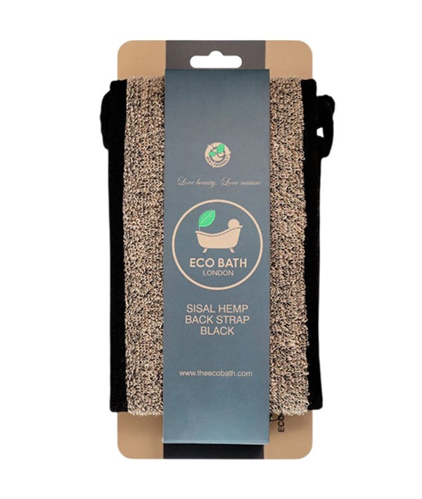 SISAL HEMP BATH MITT BLACK Skin Wash Asetena Pa