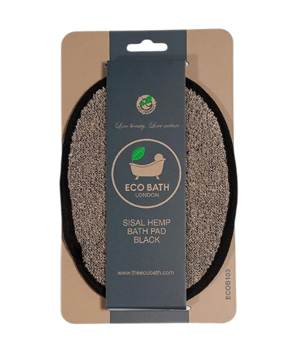 SISAL HEMP BATH PAD BLACK Skin Wash Asetena Pa