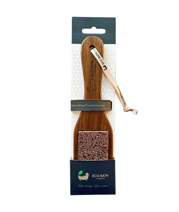 WALNUT WOOD PUMICE FOOT FILE Pedicure and Manicure Asetena Pa