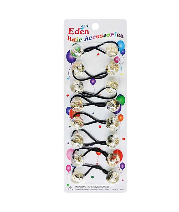 HAIR ACCESSORIES LB20GG CLEAR GOLD GLITTERS 20 mm Kids Hair Accessories Asetena Pa