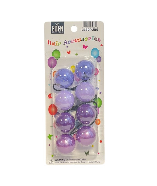 EDEN BEAUTY HAIR ACCESSORIES LB30PUR6 Color Purple Kids Hair Accessories Asetena Pa
