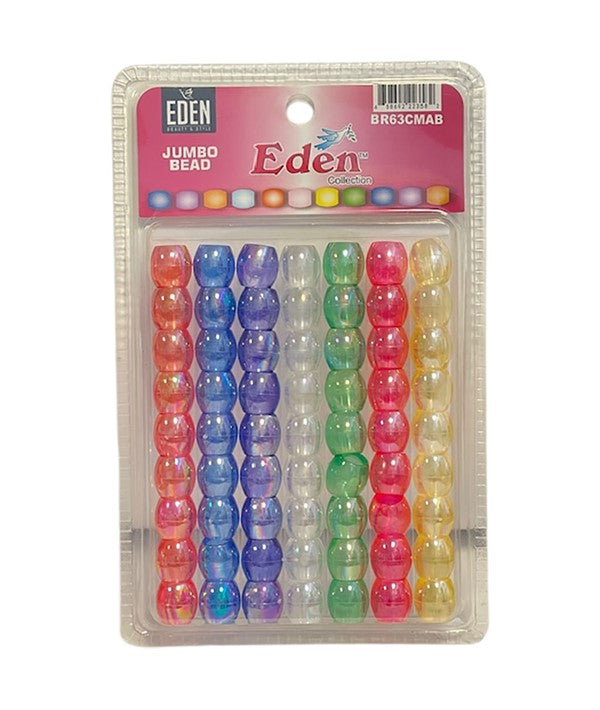 EDEN BEAUTY JUMBO BEADS BR63CMAB Color Assorted Kids Hair Accessories Asetena Pa