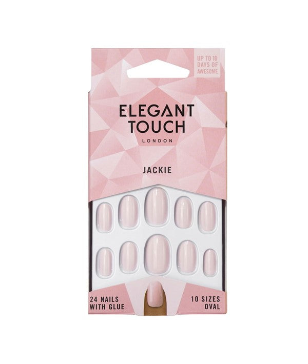 ELEGANT TOUCH JACKIE NAIL WITH GLUE 24 Nails Nails Asetena Pa