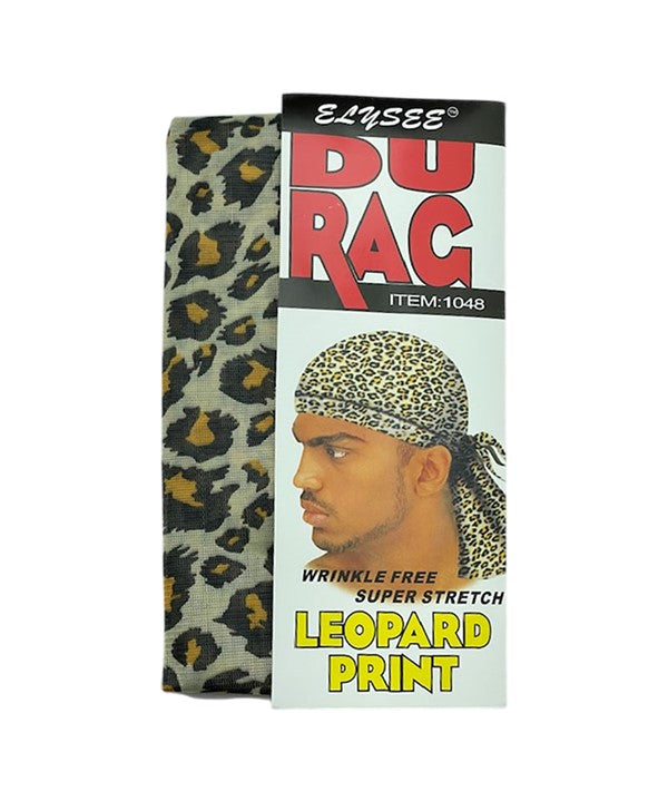 ELYSEE STAR LEOPARD PRINT DU RAG 1048 Durags and Caps Asetena Pa