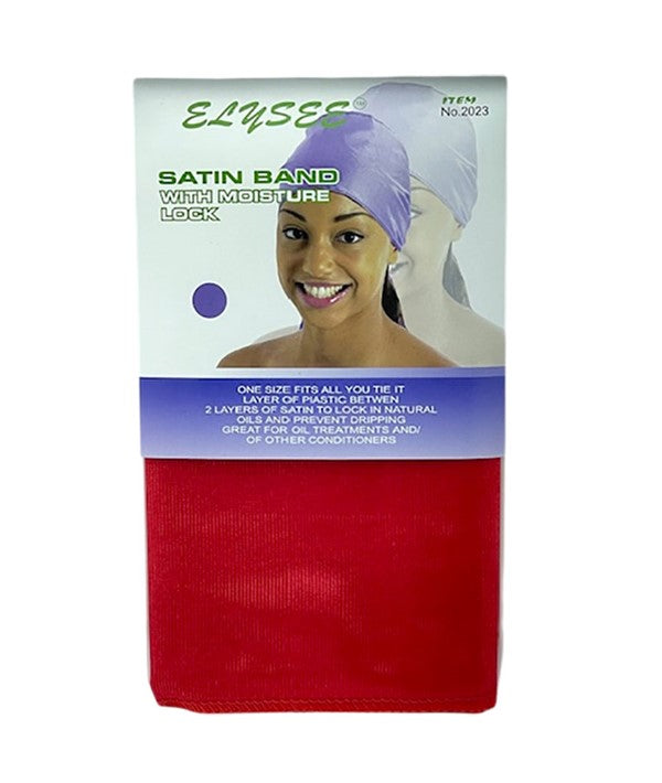 ELYSEE STAR SATIN BAND WITH MOISTURE LOCK 2023 Durags and Caps Asetena Pa