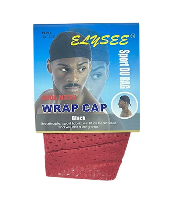 ELYSEE STAR SPORT DU RAG COOL MESH WRAP CAP ASSORTED 1002 Durags and Caps Asetena Pa