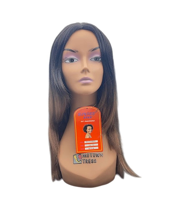 ELYSEE STAR SYNTHETIC NATASHA WIG Color 1BTT30 Synthetic Hair Wigs Asetena Pa