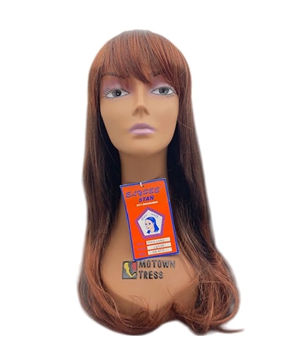 ELYSEE STAR SYNTHETIC VIVA LONG WIG Color 4B350 Synthetic Hair Wigs Asetena Pa