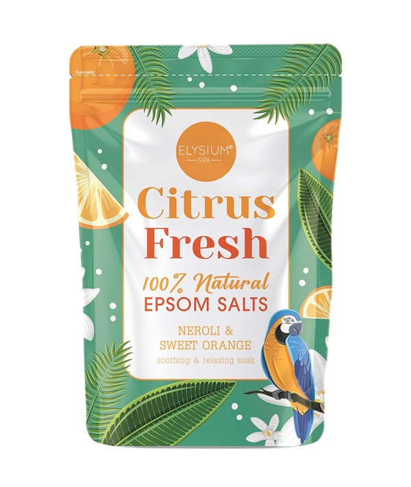 ELYSIUM SPA NEROLI AND SWEET ORANGE EPSOM SALTS 450 g Body Care Asetena Pa