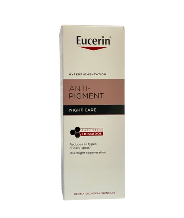 EUCERIN ANTI PIGMENT NIGHT CARE CREAM 50 ml Skin Moisturizing Asetena Pa
