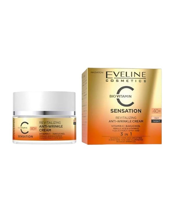 BIO VITAMIN C SENSATION 3 IN 1 ANTI WRINKLE CREAM 40 PLUS 50 ml Skin Treatments Asetena Pa