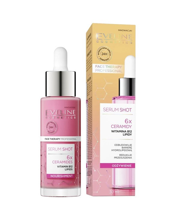 EVELINE SERUM 6X SHOT CONCENTRATED NOURISHING TREATMENT 30ml Skin Moisturizing Asetena Pa