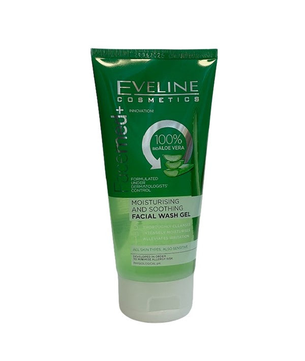 FACEMED ALOE VERA MOISTURISING SOOTHING FACIAL WASH GEL 150 ml Skin Wash Asetena Pa