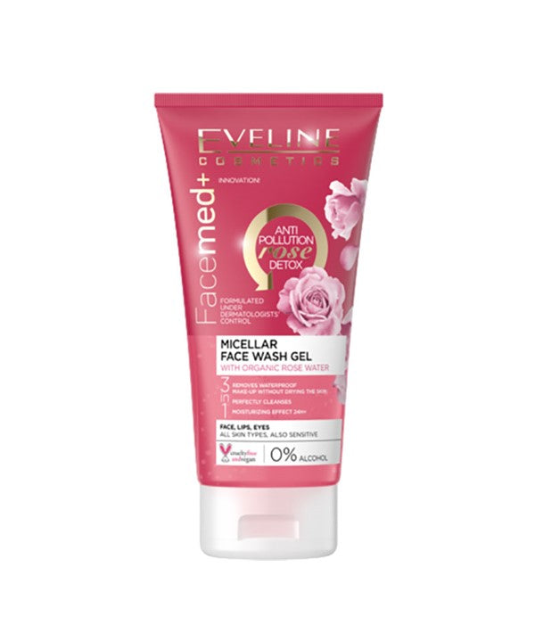 FACEMED MICELLAR FACE WASH GEL WITH ROSE WATER 150 ml Skin Wash Asetena Pa