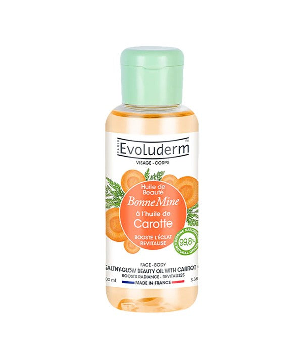 EVOLUDERM CARROT BEAUTY OIL 100 ml Skin Moisturizing Asetena Pa