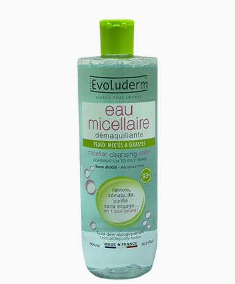 EVOLUDERM MICELLAR CLEANSING WATER 500 ml Skin Wash Asetena Pa