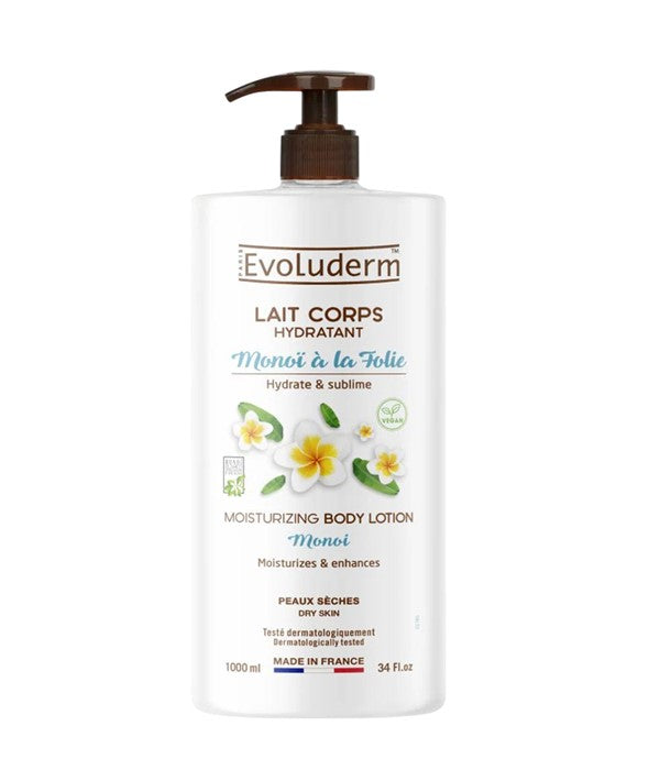 EVOLUDERM MONOI MOISTURIZING BODY LOTION 1000 ml Skin Moisturizing Asetena Pa