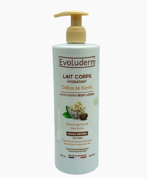 EVOLUDERM SHEA BUTTER HYDRATANT MOISTURIZING BODY LOTION 500 ml Skin Moisturizing Asetena Pa