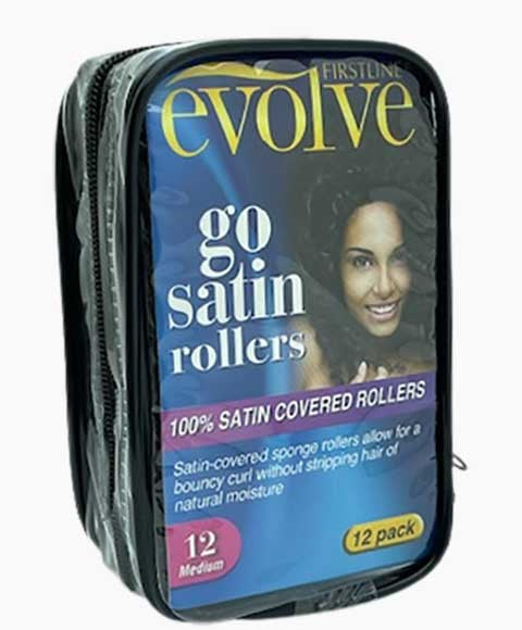 EVOLVE GO SATIN COVERED ROLLERS 30 Rollers Kids Hair Accessories Asetena Pa