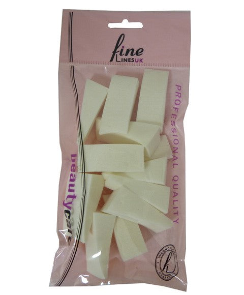 FINE LINESUK BEAUTY WEDGES LATEX SPONGES S1901 12 Pcs Makeup Accessories Asetena Pa