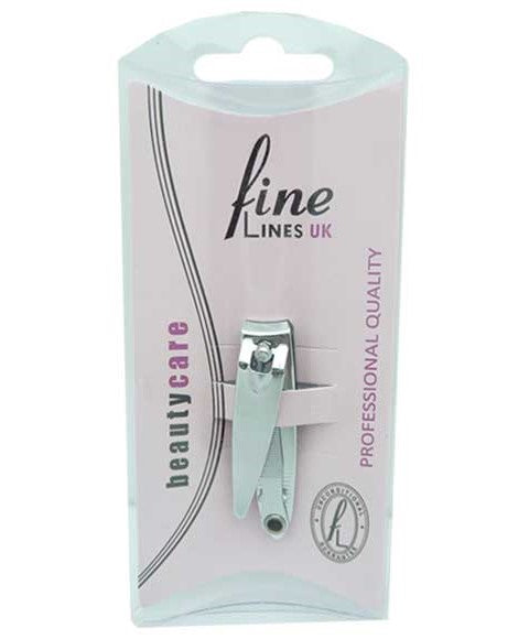 NAIL CLIPPER CHROME WITH FILE Color Ref 401-06 Salon Accessories Asetena Pa