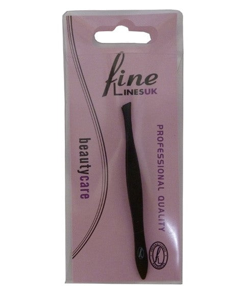 FINE LINESUK TWEEZERS BLACK SLANTED Color 226-09 Makeup Accessories Asetena Pa