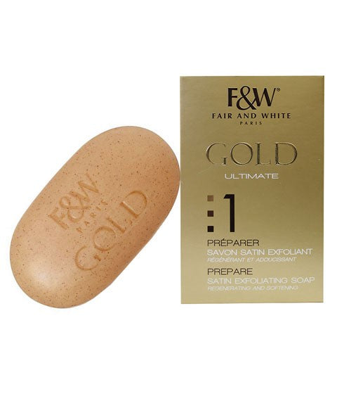 GOLD ULTIMATE PREPARE SATIN EXFOLIATING SOAP 200 g Even Skin Tone Asetena Pa