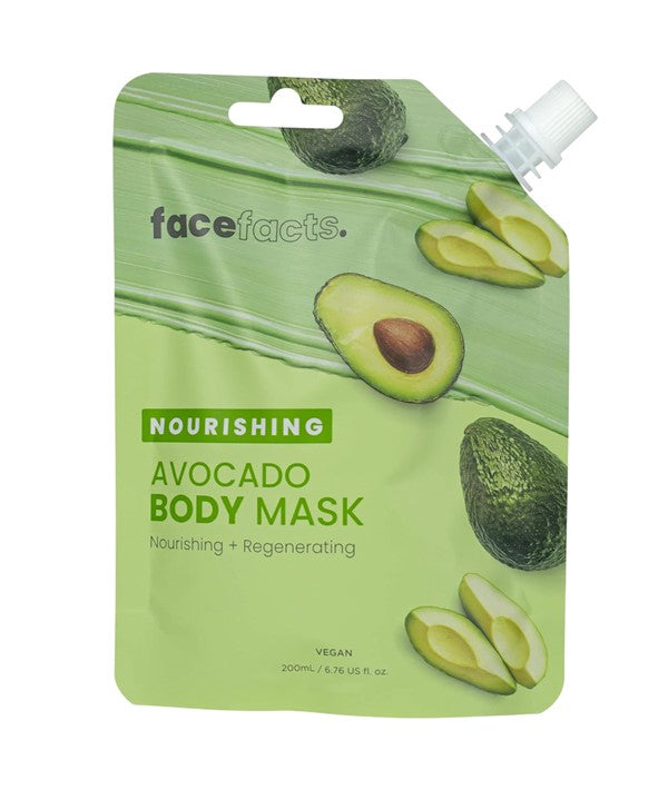 FACE FACTS NOURISHING AVOCADO BODY MASK 200 ml Skin Wash Asetena Pa