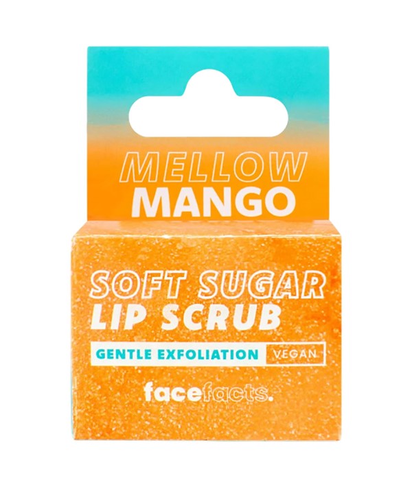 FACE FACTS SOFT SUGAR LIP SCRUB MELLOW MANGO 10 g Lips Asetena Pa
