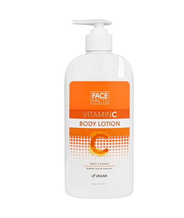 FACE FACTS VITAMIN C BODY LOTION 400 ml Skin Moisturizing Asetena Pa