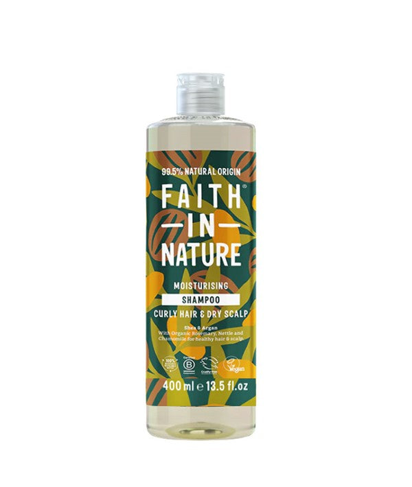 SHEA AND ARGAN MOISTURISING SHAMPOO 400 ml Vegan Haircare Asetena Pa