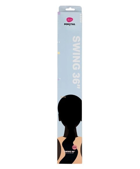 THE FEME COLLECTION SYN PONYTAIL SWING 36 Color 4 PonyTail Asetena Pa