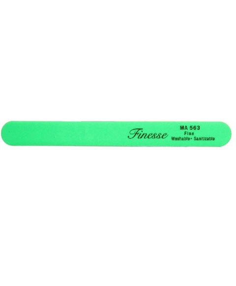 FINESSE PROFESSIONAL NAIL FILES FINE MA563 Color Green Pedicure and Manicure Asetena Pa
