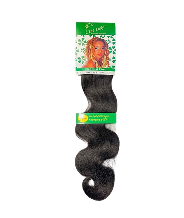 FIRST LADY HIGH HEAT FIBER FUTURA BODY WAVE 18 Color 4 Synthetic Weave Hair Asetena Pa