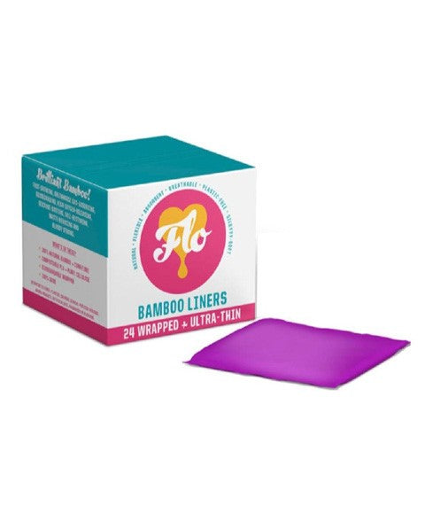 FLO BAMBOO LINERS 24 Wrapped Personal Care Asetena Pa