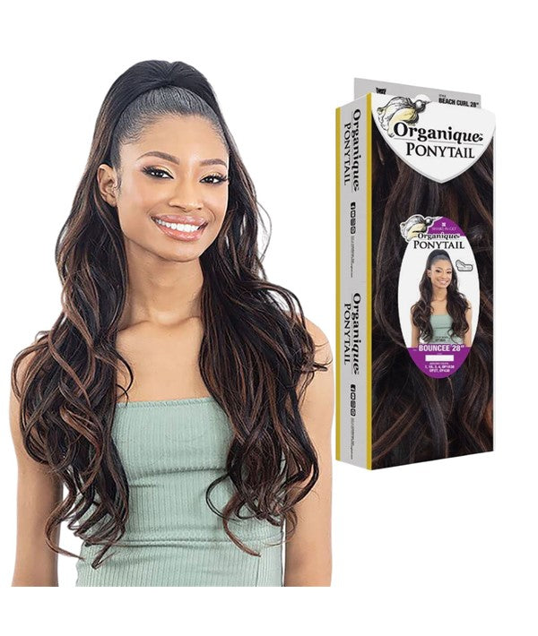 FREETRESS ORGANIQUE BOUNCEE PONYTAIL 28" Color 1 PonyTail Asetena Pa