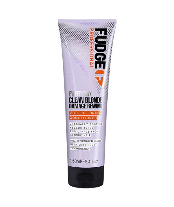 FUDGE EVERYDAY CLEAN BLONDE DAMAGE REWIND VIOLET TONING CONDITIONER 250 ml Conditioner Asetena Pa