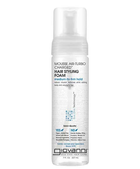 MOUSSE AIR TURBO CHARGED HAIR STYLING FOAM 207 ml Hair Styling Asetena Pa