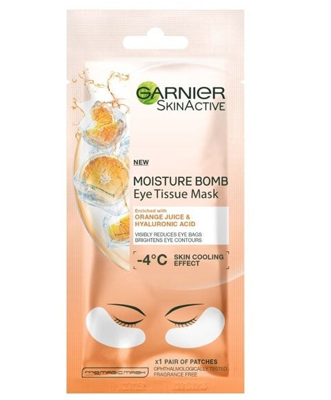 SKIN ACTIVE MOISTURE BOMB EYE TISSUE MASK WITH ORANGE JUICE 6 g Eye Makeup Asetena Pa