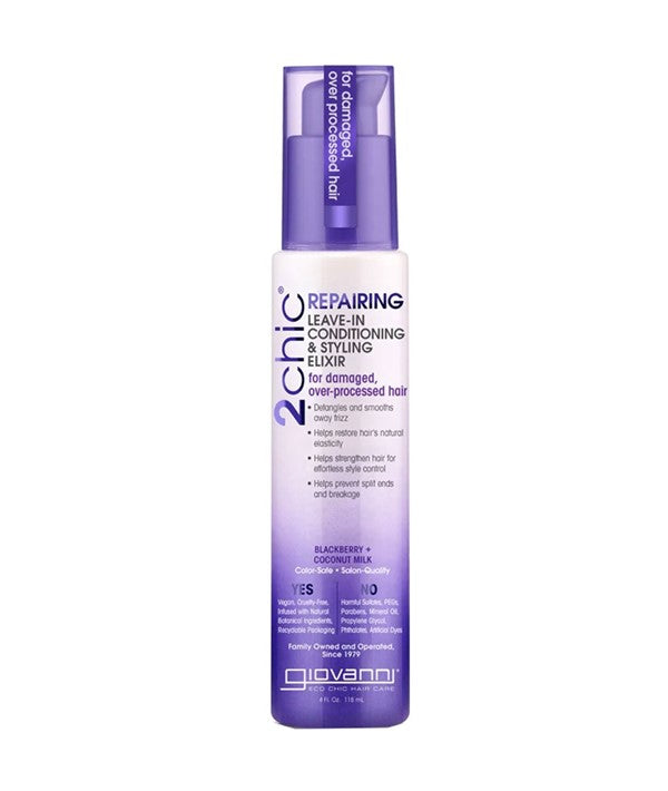 2 CHIC REPAIRING LEAVE IN CONDITIONING AND STYLING ELIXIR 118 ml Treatments Asetena Pa