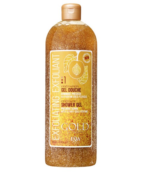 GOLD ULTIMATE EXFOLIATING EXFOLIANT PREPARE SHOWER GEL 940 ml Body Care Asetena Pa
