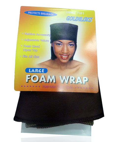 GOLDILOXS LARGE FOAM WRAP Durags and Caps Asetena Pa
