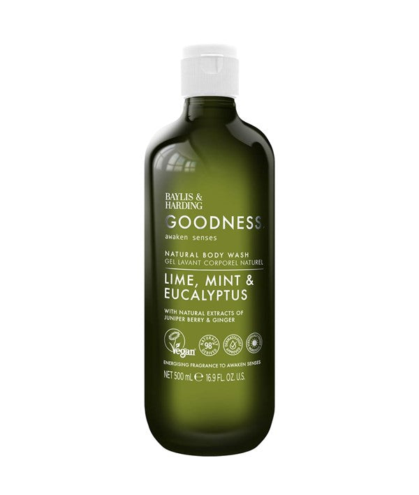GOODNESS LIME MINT AND EUCALYPTUS NATURAL BODY WASH 500 ml Body Care Asetena Pa