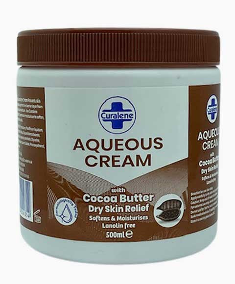 CURALENE AQUEOUS COCOA BUTTER CREAM 500 ml Skin Moisturizing Asetena Pa