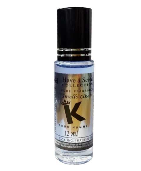 PURE FRAGRANCE SMELL LIKE DOLCE GABBANA K POUR HOMME 12 ml Perfumes for Value Asetena Pa