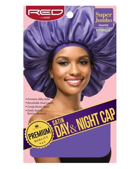 SATIN DAY AND NIGHT CAP ASSORTED HDNP02A Super Jumbo Durags and Caps Asetena Pa